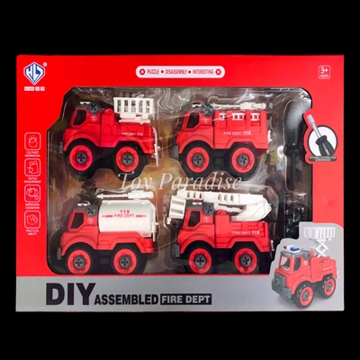4pcs DIY Fire Car_img_0